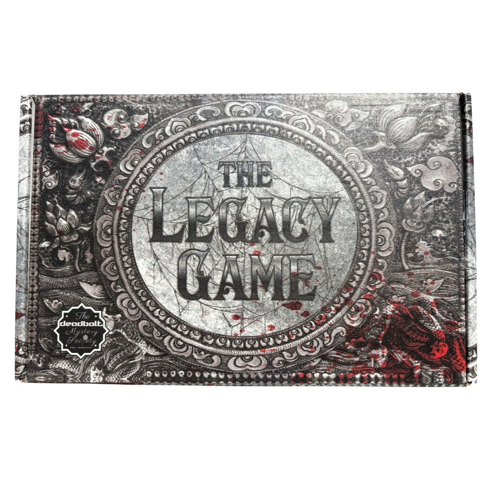 Deadbolt Mystery Society The Legacy Game Investigative Puzzle Box NEW